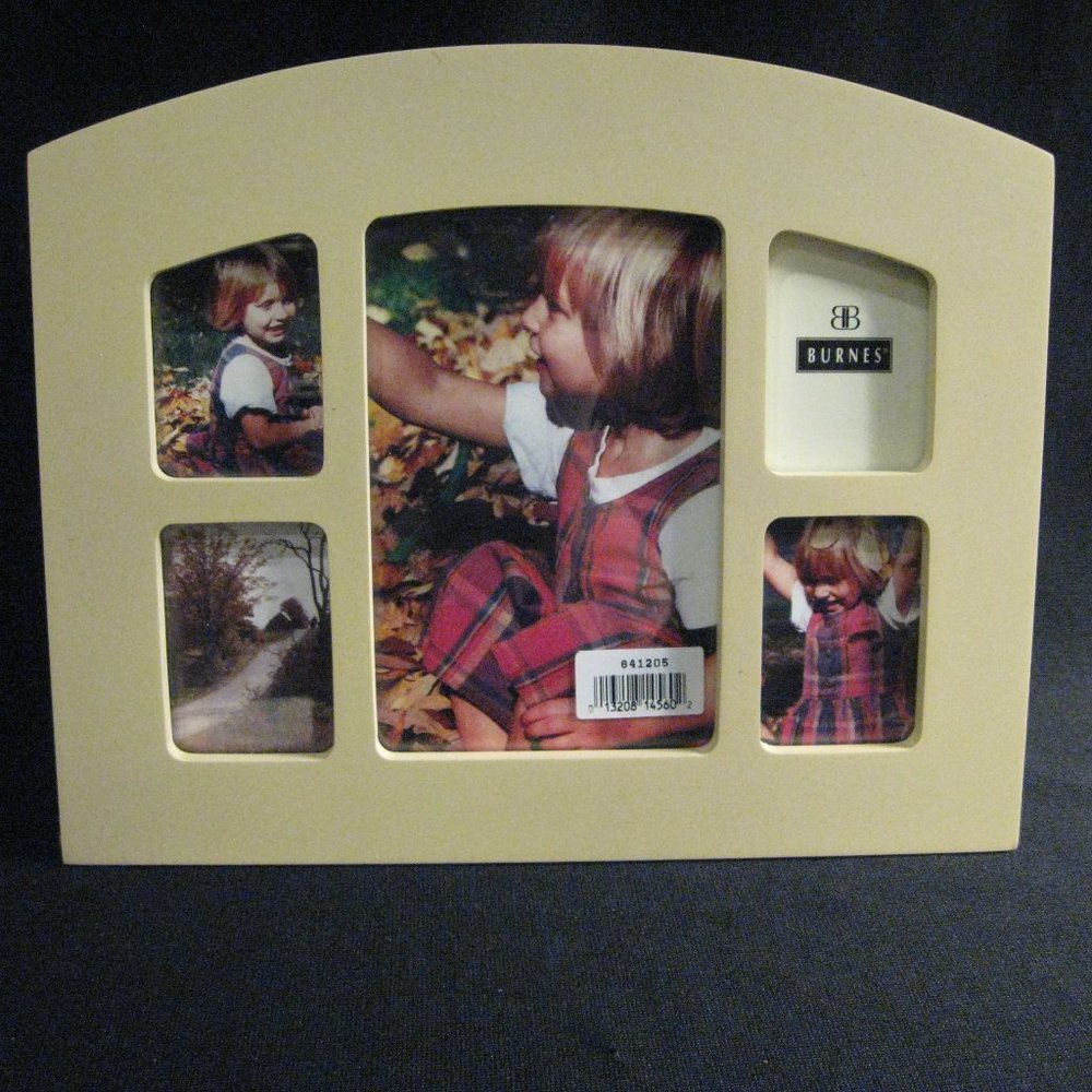 BURNES SONESTA IVORY EASEL BACK COLLAGE FRAME - NIB